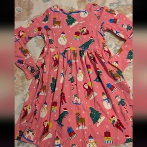 Mini Boden Christmas Dress with Pockets